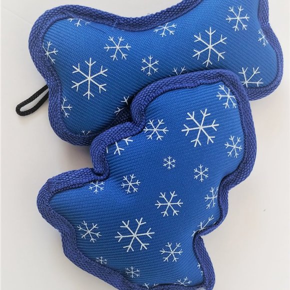 Dog Holiday Stocking Stuffed with Goodies White Blue Pet Gift NWT - Picture 3 of 6